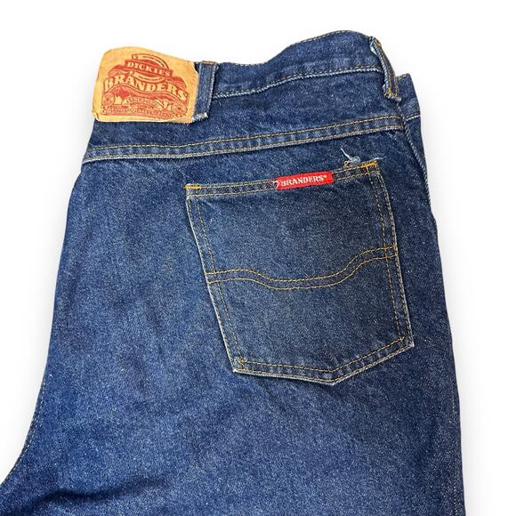 Vintage Dickies Branders Jeans Gorpcore Utility Workwear Normcore 38x30 - Picture 2 of 6